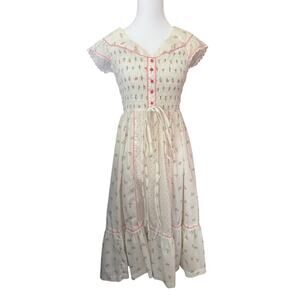 Jody  T of California Vintage 70's Dress Size 9 Cottagecore